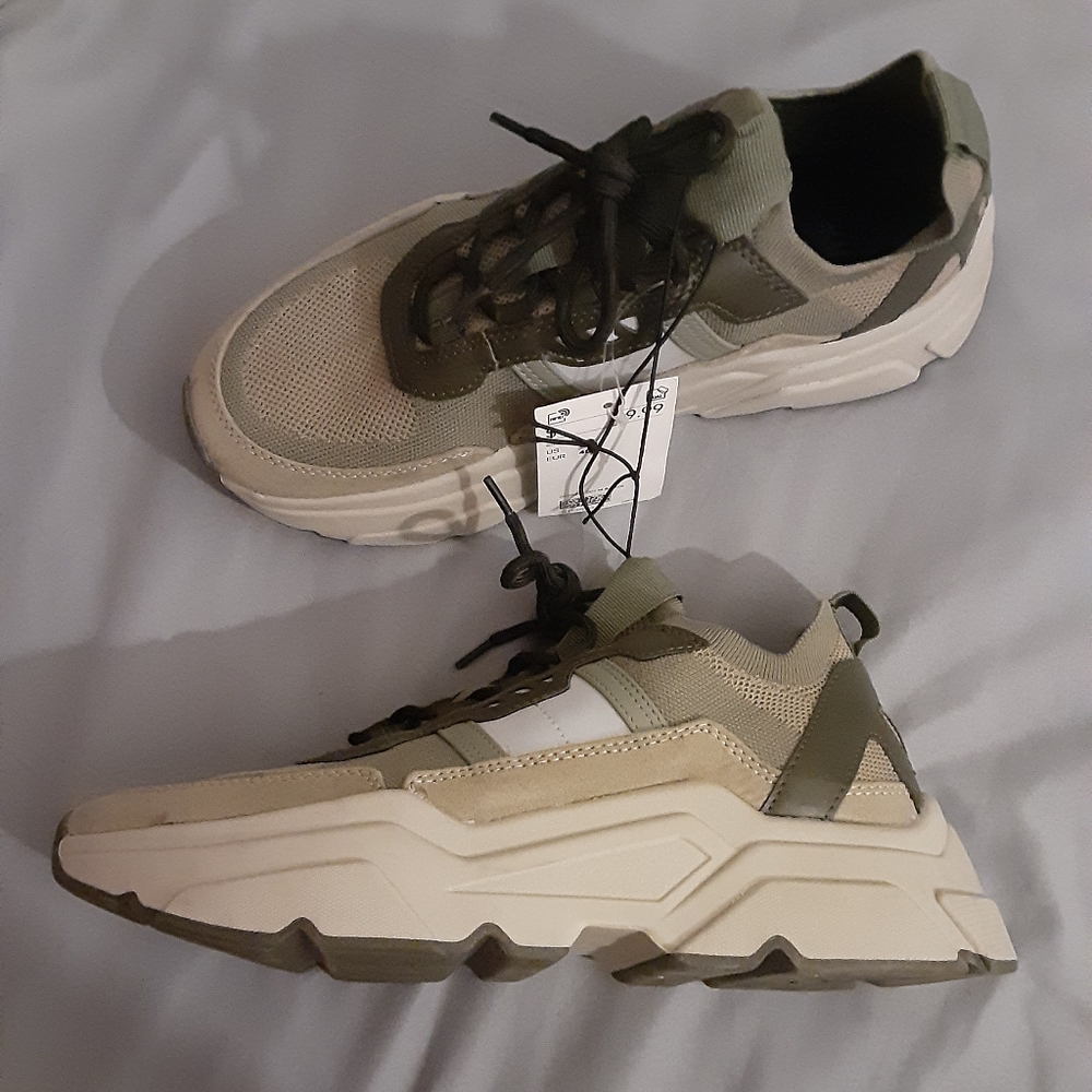 Sneakers, H&M, size 9, green